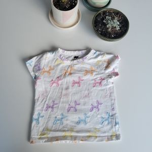 18-24 month Monica and Andy Balloon Dog Printed Tshirt